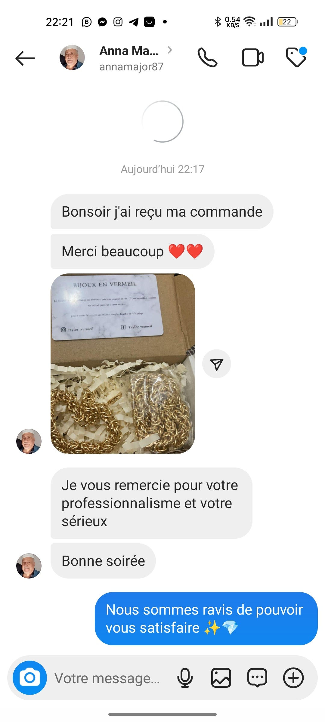 RETOUR CLIENTS SATISFAITS