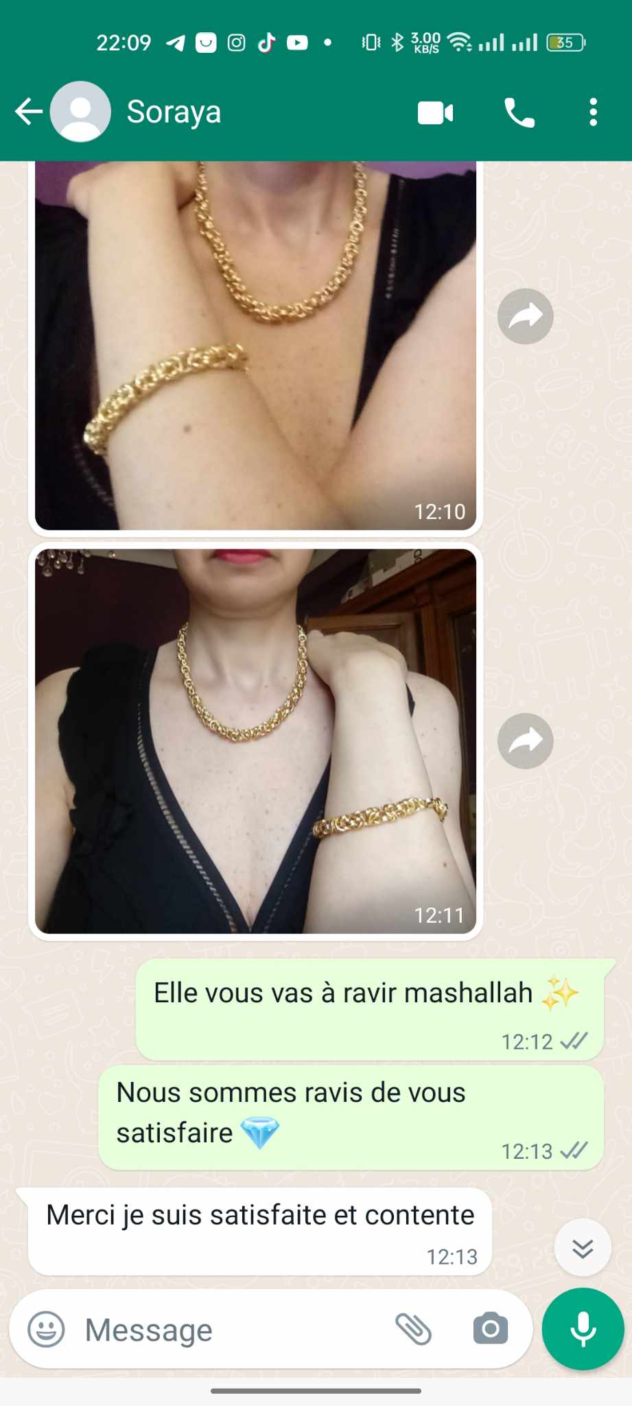 RETOUR CLIENTS SATISFAITS