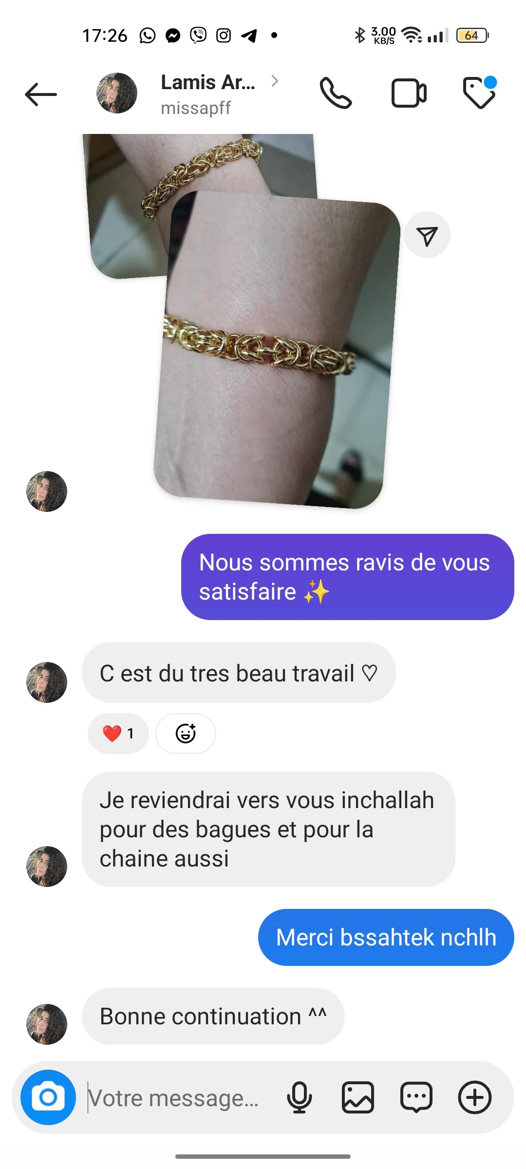 RETOUR CLIENTS SATISFAITS