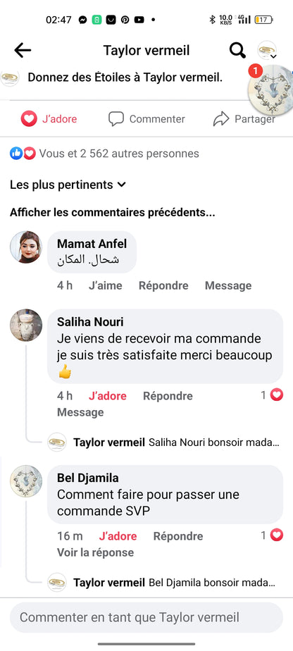 RETOUR CLIENTS SATISFAITS